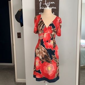 Max and Cleo dress.. Multi color. Has pockets